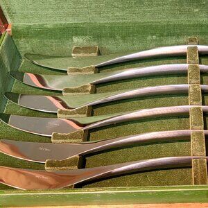 Vintage 1950's Mid Century Modern - Chef Giovani Stainless Steel 6 Knife Set